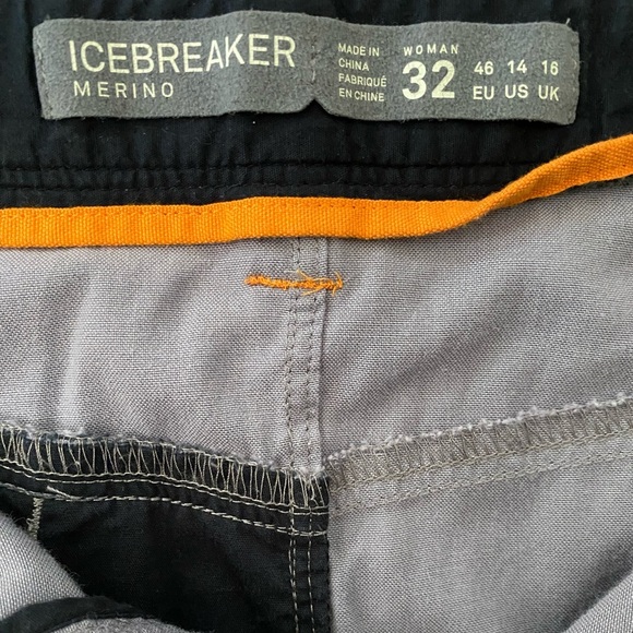 Icebreaker Destiny Wool Cotton Blend Gray Mini Skirt - Picture 6 of 9